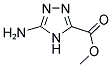 5-AMINO-4H-[1,2,4]TRIAZOLE-3-CARBOXYLIC ACID METHYL ESTER Struktur