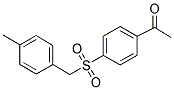 4-(4-METHYLBENZYL)-SULFONYL-ACETOPHENONE Struktur