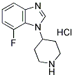 4-(7-FLUORO-1-BENZOIMIDAZOL) PIPERIDINE HCL Struktur