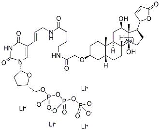 DIGOXIGENIN-11-2',3'-DIDEOXY-URIDINE-5'-TRIPHOSPHATE TETRALITHIUM SALT Struktur