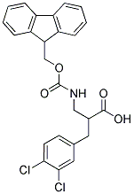 FMOC-DL-2-(3,4-DICHLOROBENZYL)-3-AMINO-PROPIONIC ACID Struktur