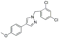 1-(2,4-DICHLOROBENZYL)-4-(4-METHOXYPHENYL)-1H-PYRAZOLE Struktur