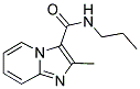 2-METHYL-N-PROPYLIMIDAZO[1,2-A]PYRIDINE-3-CARBOXAMIDE Struktur