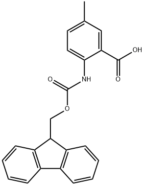 FMOC-2-AMINO-5-METHYLBENZOIC ACID Struktur