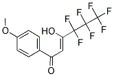 (2Z)-4,4,5,5,6,6,6-HEPTAFLUORO-3-HYDROXY-1-(4-METHOXYPHENYL)HEX-2-EN-1-ONE Struktur