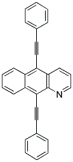 9,10-BIS(PHENYLETHYNYL)BENZO[G]QUINOLINE Struktur