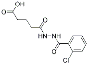 5-[N'-(2-CHLORO-BENZOYL)-HYDRAZINO]-5-OXO-PENTANOIC ACID Struktur