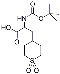 2-N-(TERT-BUTOXYCARBONYL)-AMINO-3-[4-(1,1-DIOXO-TETRAHYDROTHIOPYRANYL)]PROPIONIC ACID Struktur