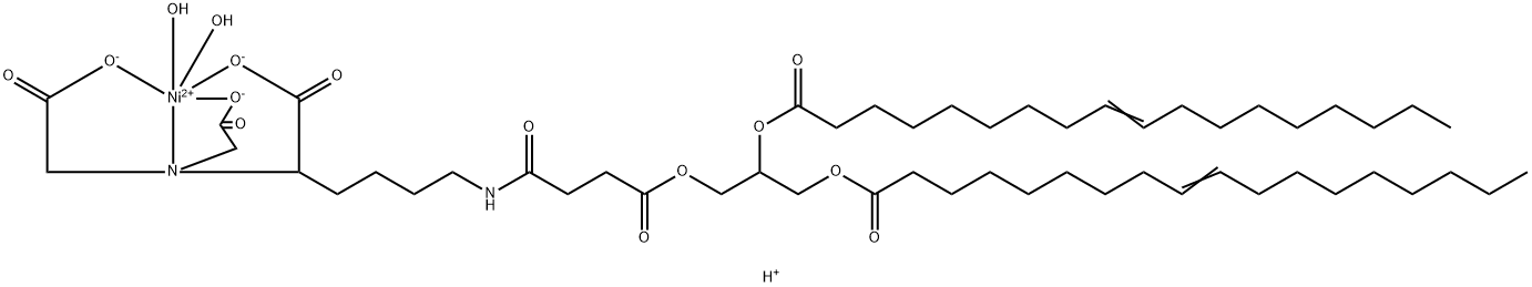 1,2-DIOLEOYL-SN-GLYCERO-3-[N-(5-AMINO-1-CARBOXYPENTYL)IMINODIACETIC ACID SUCCINYL] (NICKEL SALT) Struktur