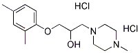 1-(2,4-DIMETHYLPHENOXY)-3-(4-METHYLPIPERAZIN-1-YL)PROPAN-2-OL DIHYDROCHLORIDE Struktur