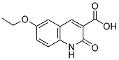 6-ETHOXY-2-OXO-1,2-DIHYDROQUINOLINE-3-CARBOXYLIC ACID Struktur