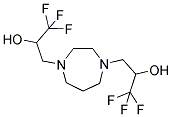 1,1,1-TRIFLUORO-3-[4-(3,3,3-TRIFLUORO-2-HYDROXYPROPYL)-1,4-DIAZEPAN-1-YL]-2-PROPANOL Struktur