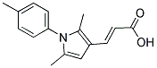 (2E)-3-[2,5-DIMETHYL-1-(4-METHYLPHENYL)-1H-PYRROL-3-YL]ACRYLIC ACID Struktur