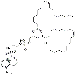 1,2-DIOLEOYL-SN-GLYCERO-3-PHOSPHOETHANOLAMINE, DANSYL-LABELED Struktur