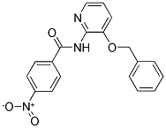 (4-NITROPHENYL)-N-(3-(PHENYLMETHOXY)(2-PYRIDYL))FORMAMIDE Struktur