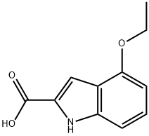 4-ETHOXY-1H-INDOLE-2-CARBOXYLIC ACID Struktur