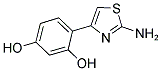 4-(2-AMINO-1,3-THIAZOL-4-YL) BENZENE-1,3-DIOL Struktur