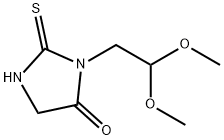 3-(2,2-DIMETHOXYETHYL)-2-THIOXOTETRAHYDRO-4H-IMIDAZOL-4-ONE Struktur