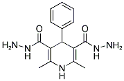 2,6-DIMETHYL-4-PHENYL-1,4-DIHYDROPYRIDINE-3,5-DICARBOHYDRAZIDE Struktur