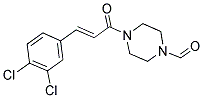 4-(3-(3,4-DICHLOROPHENYL)PROP-2-ENOYL)PIPERAZINECARBALDEHYDE Struktur