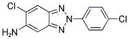 6-CHLORO-2-(4-CHLORO-PHENYL)-2H-BENZOTRIAZOL-5-YLAMINE Struktur