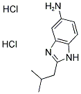 2-ISOBUTYL-1 H-BENZOIMIDAZOL-5-YLAMINE DIHYDROCHLORIDE Struktur