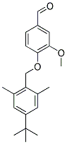 4-(4-TERT-BUTYL-2,6-DIMETHYL-BENZYLOXY)-3-METHOXY-BENZALDEHYDE Struktur