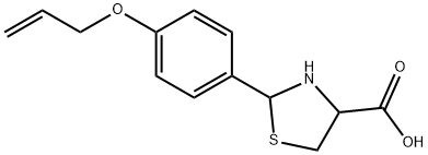 2-(4-ALLYLOXY-PHENYL)-THIAZOLIDINE-4-CARBOXYLIC ACID Struktur