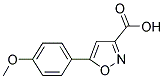 5-(4-METHOXYPHENYL)ISOXAZOLE-3-CARBOXYLIC ACID Struktur