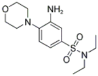 3-AMINO-N,N-DIETHYL-4-MORPHOLIN-4-YL-BENZENESULFONAMIDE Struktur