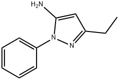 5-ETHYL-2-PHENYL-2H-PYRAZOL-3-YLAMINE Struktur