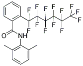 N-(2,6-DIMETHYLPHENYL)-2-(1,1,2,2,3,3,4,4,5,5,6,6,6-TRIDECAFLUOROHEXYL)BENZAMIDE Struktur