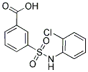 3-(2-CHLORO-PHENYLSULFAMOYL)-BENZOIC ACID Struktur