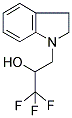 3-(2,3-DIHYDRO-1H-INDOL-1-YL)-1,1,1-TRIFLUORO-2-PROPANOL Struktur