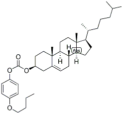 CHOLESTERYL BUTOXYPHENYLCARBONATE Struktur