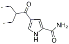 4-(2-ETHYLBUTANOYL)-1H-PYRROLE-2-CARBOXAMIDE Struktur