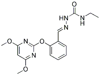 N-[1-AZA-2-[2-[(4,6-DIMETHOXYPYRIMIDIN-2-YL)OXY]PHENYL]ETHENYL]-N'-ETHYLUREA