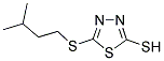 5-(3-METHYL-BUTYLTHIO)-1,3,4-THIADIAZOLE-2-THIOL Struktur