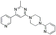 2-METHYL-4-PYRIDIN-3-YL-6-(4-PYRIDIN-2-YLPIPERAZIN-1-YL)PYRIMIDINE