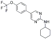 N-CYCLOHEXYL-5-[4-(TRIFLUOROMETHOXY)PHENYL]PYRIMIDIN-2-AMINE Struktur