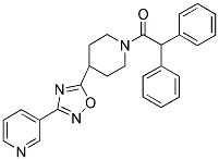 1-(2,2-DIPHENYL-1-OXOETHYL)-4-[3-(PYRIDIN-3-YL)-1,2,4-OXADIAZOL-5-YL]PIPERIDINE