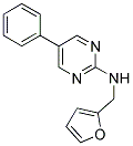 N-(2-FURYLMETHYL)-5-PHENYLPYRIMIDIN-2-AMINE Struktur