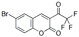 6-BROMO-3-(TRIFLUOROACETYL)COUMARIN Struktur