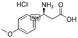 (S)-3-AMINO-3-(4-METHOXY-PHENYL)-PROPANOIC ACID HYDROCHLORIDE Struktur