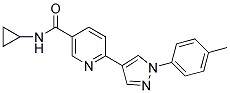 N-CYCLOPROPYL-6-[1-(4-METHYLPHENYL)-1H-PYRAZOL-4-YL]NICOTINAMIDE