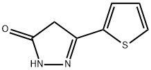 5-THIOPHEN-2-YL-2,4-DIHYDRO-PYRAZOL-3-ONE Struktur