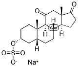 11-KETOETIOCHOLANOLONE SULPHATE Struktur