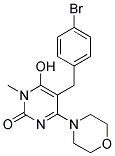 5-(4-BROMOBENZYL)-6-HYDROXY-1-METHYL-4-MORPHOLIN-4-YLPYRIMIDIN-2(1H)-ONE