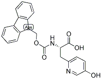 FMOC-L-ALA-[3-(6-(3-HYDROXYPYRIDINE))] Struktur