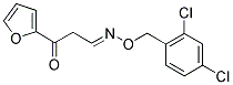 3-(2-FURYL)-3-OXOPROPANAL O-(2,4-DICHLOROBENZYL)OXIME Struktur